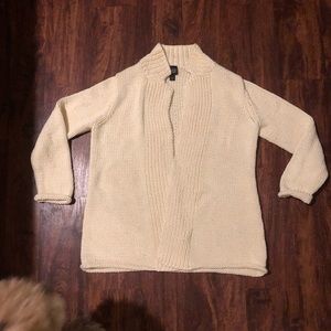 Eileen Fisher Cardigan M Off White